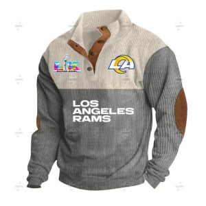 2026 Rams LX Stand up Collar Sweatshirt