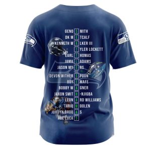 2026 Seattle Seahawks LX Champions Baseball Jersey 2 2026 Seattle Seahawks LX Champions Baseball Jersey 2