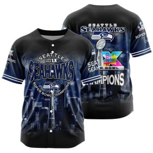 2026 Seattle Seahawks LX Champions Commemorative Baseball Jersey 1 2026 Seattle Seahawks LX Champions Commemorative Baseball Jersey