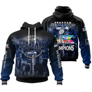 2026 Seattle Seahawks LX Champions Commemorative Hoodie