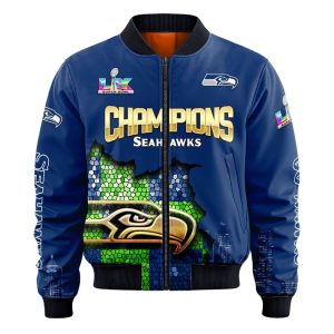 2026 Seattle Seahawks LX Champions Commemorative Jacket 1 2026 Seattle Seahawks LX Champions Commemorative Jacket 1