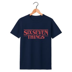 67 Six Seven Things Stranger Things Shirt 1 navy 1