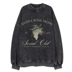 Antifa Wine Mom Social Club Est 2026 Sweatshirt