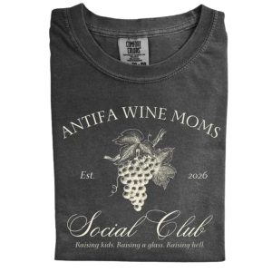 Antifa Wine Mom Social Club Est 2026 Sweatshirt