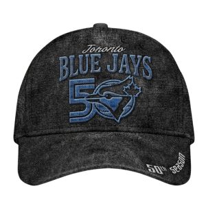 Toronto Blue Jays 50th Season Commemorative Denim Wash Cap