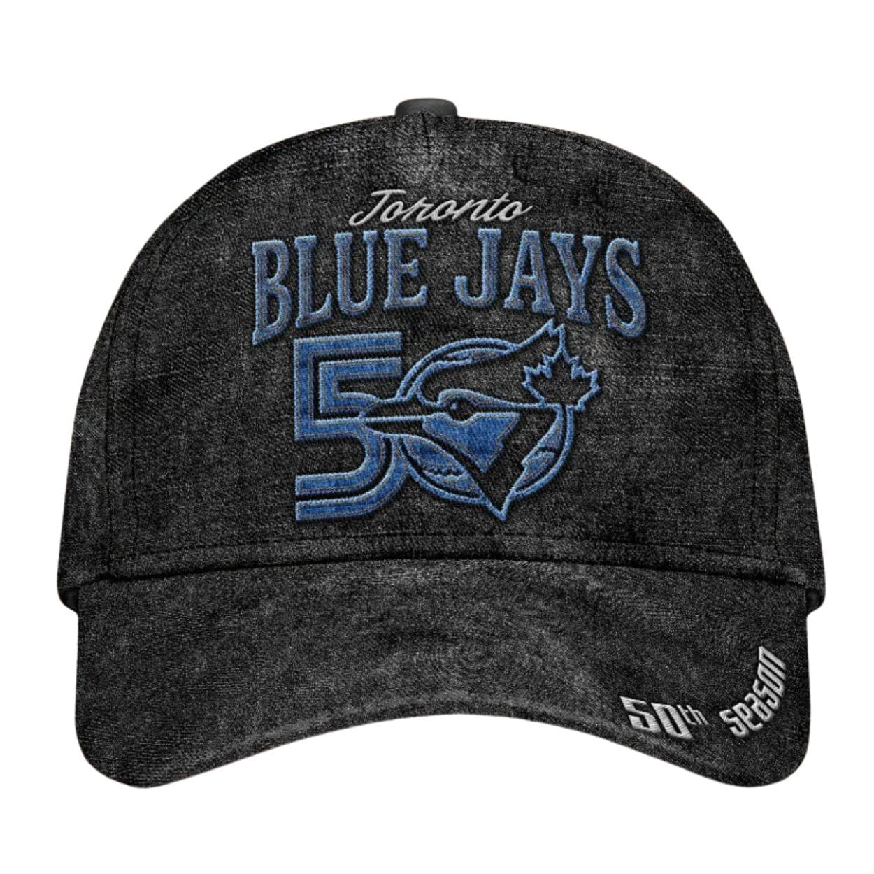 Toronto Blue Jays 50th Season Commemorative Denim Wash Cap Toronto Blue Jays 50th Season Commemorative Denim Wash Cap