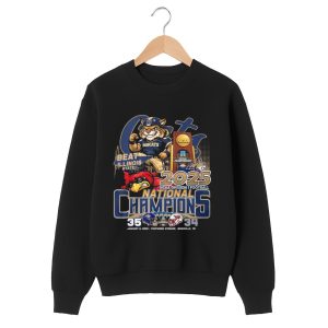 Bobcats Beat Illinois State 35 34 2025 National Champions Shirt 1 black 2