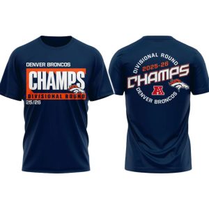 Broncos Divisional Round Champs 2025 26 Shirt 1