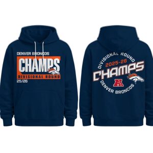 Broncos Divisional Round Champs 2025-26 Shirt 2 Broncos Divisional Round Champs 2025 26 Shirt 2