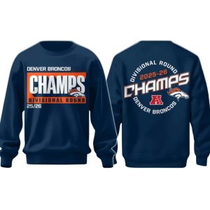 Broncos Divisional Round Champs 2025-26 Shirt 1 Broncos Divisional Round Champs 2025 26 Shirt 3
