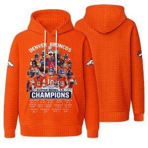 Broncos LX Champions 2025 2026 Waffle T shirt 3