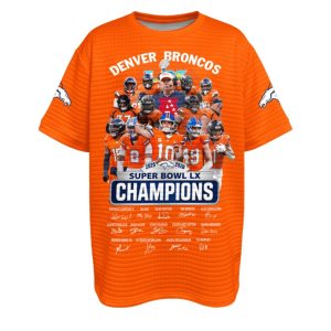 Broncos LX Champions 2025 2026 Waffle T shirt