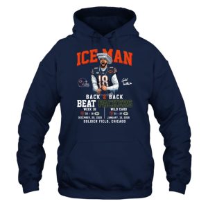 Caleb Iceman Bears Back 2 Back Beat Packers Shirt 1