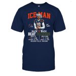 Caleb Iceman Bears Back 2 Back Beat Packers Shirt