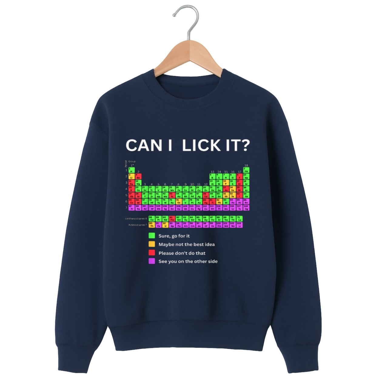 Can I Lick It Periodic Table Shirt Can I Lick It Periodic Table Shirt