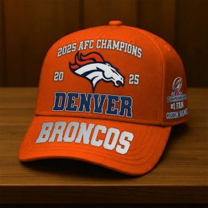 Denver Broncos 2025 AFC Champions Commemorative Hat