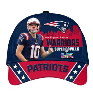 Drake Maye New England Patriots Warriors LX Classic Cap 1