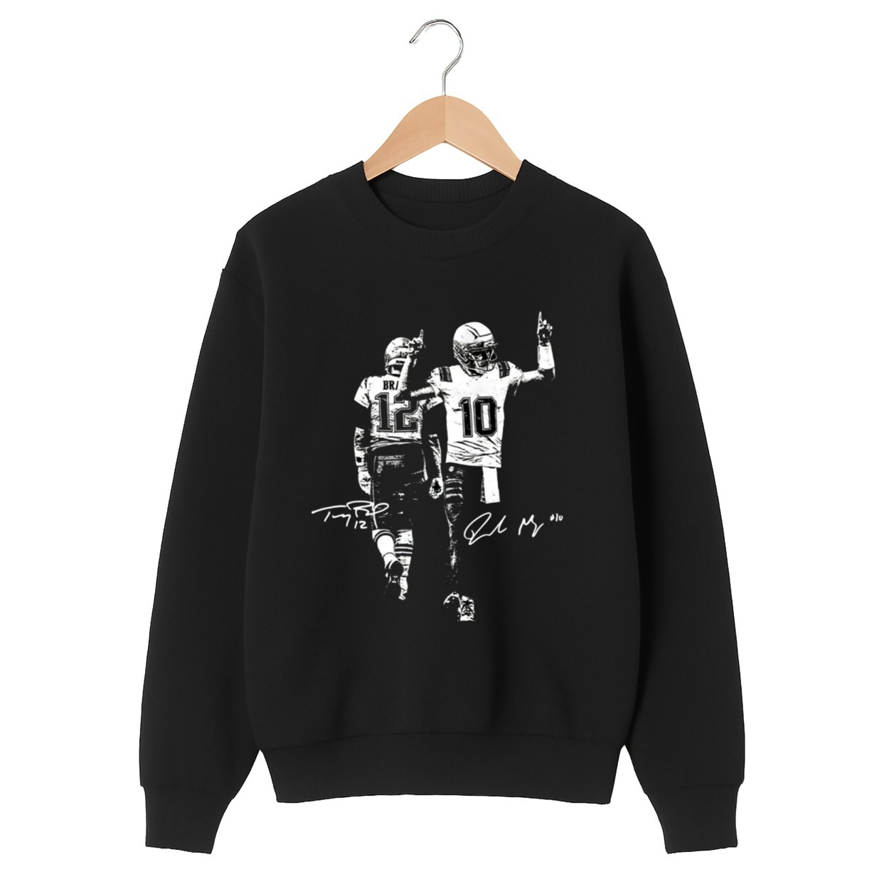 Drake Maye and Tom Brady Signature Shirt Drake Maye and Tom Brady Signature Shirt