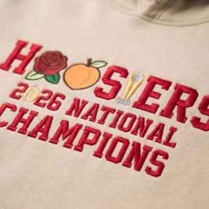 Hoosiers 2026 National Champions Quarter-Zip Sweatshirt – Limited Edition Anniversary Collection 4 Embroidered Hoosiers 2026 National Champions Quarter Zip Sweatshirt 4