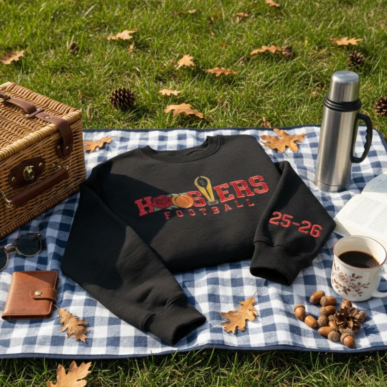 Embroidered Indiana Hoosiers 2025 National Champions Sweatshirt Embroidered Indiana Hoosiers 2025 National Champions Sweatshirt