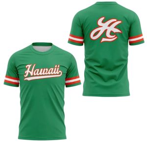 Hawaii Baseball Classic Kelly Green Uniform Hoodie 3