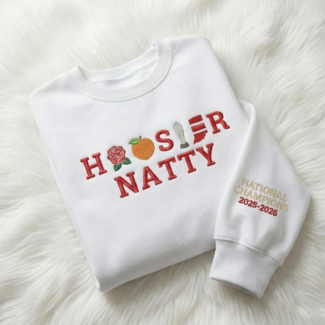 Hoosier Natty 2025 National Champions Commemorative Sweatshirt Hoosier Natty 2025 National Champions Commemorative Sweatshirt