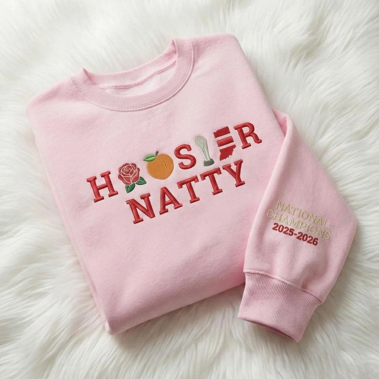 Hoosier Natty 2025 National Champions Commemorative Sweatshirt Hoosier Natty 2025 National Champions Commemorative Sweatshirt