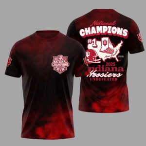 Hoosiers Football 2025 National Champions All Over Print Shirt 1