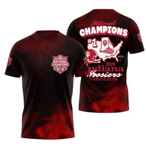 Hoosiers Football 2025 National Champions All Over Print Shirt