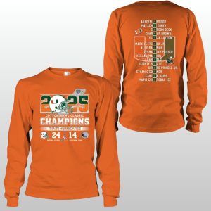 Hurricanes 2025 Cotton Bowl Champions Shirt 3