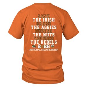 Hurricanes Sank The Irish Smash The Aggies Busted The Nuts Crushed The Rebels Shirt 1