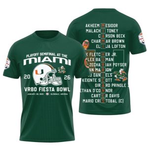 Hurricanes Vrbo Fiesta Bowl 2025 Shirt 1