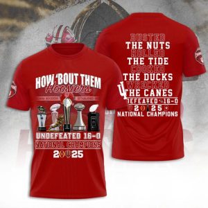 IU 2025 National Champions Undefeated 16 0 Shirt