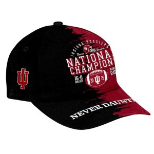 IU Football 2025 National Champions Undefeated Classic Cap 1