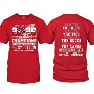 Indiana Beat Miami 27 21 CFP National Champions Shirt