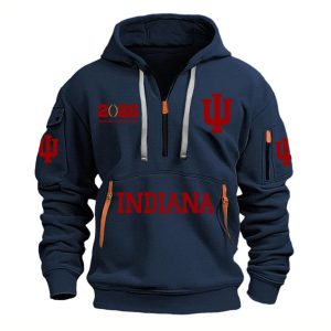 Indiana Football 2026 National Championship Quarter Zip Hoodie 2