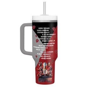 Indiana Hoosiers 2026 National Champions Commemorative 40oz Quencher Tumbler 1 Indiana Hoosiers 2026 CFP National Champions 40oz Stanley Tumbler 1