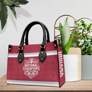 Indiana Hoosiers Football 2025 Leather HandBag
