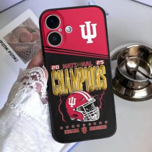 Indiana Hoosiers Football 2025 National Champions Phone Case 1