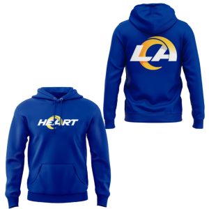 LA Rams Heart T shirt 1