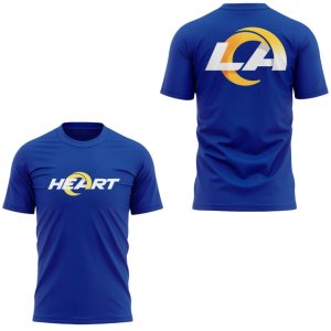 LA Rams Heart T shirt