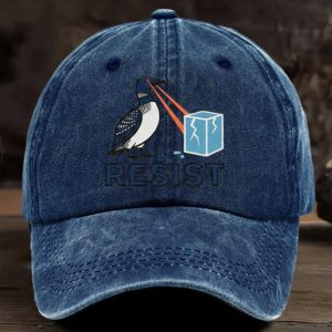 Laser Loon RESIST Distressed Denim Cap 2