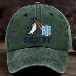Laser Loon RESIST Distressed Denim Cap 3
