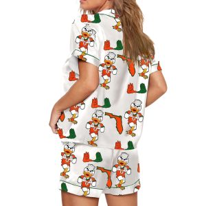 Miami Football College Game Day Pajama Set 2