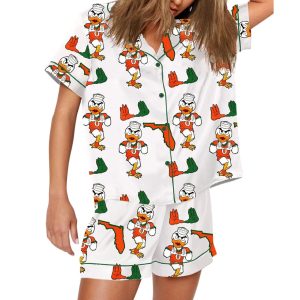 Miami Football College Game Day Pajama Set
