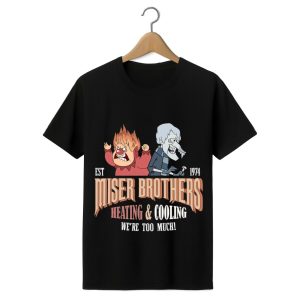 Miser Brothers Est 1974 Heating And Cooling Sweatshirt 1 black 1