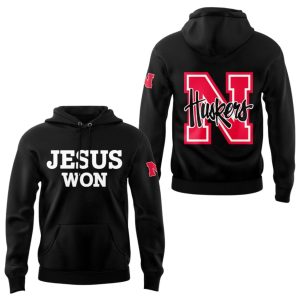 Nebraska Huskers Jesus Won Shirt 1
