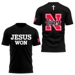 Nebraska Huskers Jesus Won Shirt