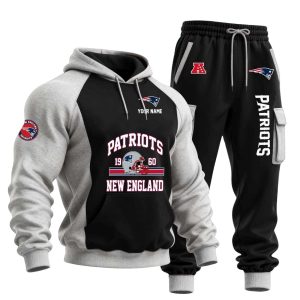 New England Patriots 1960 Custom Hoodie Set 1