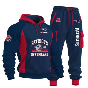 New England Patriots 1960 Custom Hoodie Set